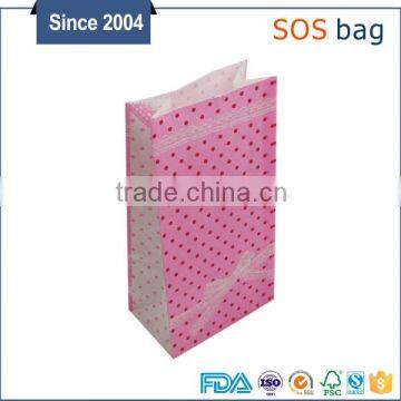 Flat Bottom Kraft Paper Bag With Colorful Design,biodegradable Christmas Paper Bag photo-5