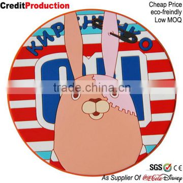 Square or Round Shaped Custom Drink PVC Silicone Coaster