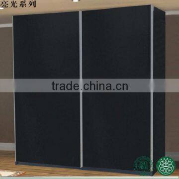 Hign glossy scratch resistant UV color painting panel wood wardrobe designs