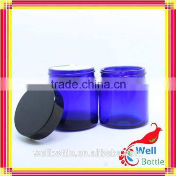 5g 10g 15g 20g 30g 50g 100g Blue Glass Cosmetic Jar for Cosmetic Cream Jar GJ583R photo-3