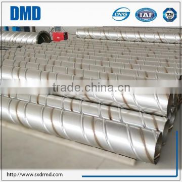 Superior thickness 1.5mm diameter 355.6mm stainless spiral steel pipe