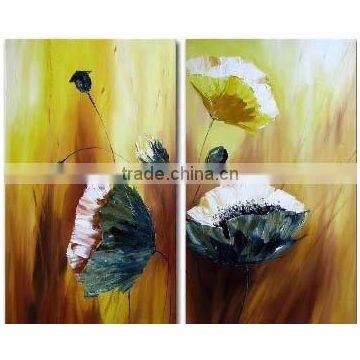 Handmade flower oil painting