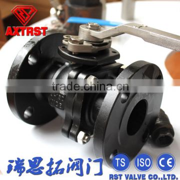 RST DN20 2PC Carbon Steel Flange Floating Ball Valve