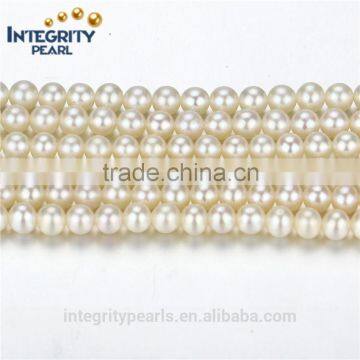 4mm AAA- natural perfect round real freshwater small pearl beads necklace