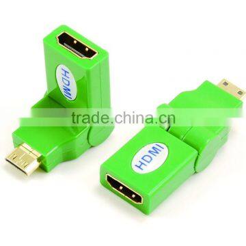HDMI Female to MINI Male Adapter Rotating 180 Degree photo-4