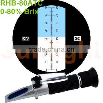 RHB-80ATC Wide-range 0-80% Brix Refractometer