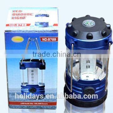 12 LED Super Bright Led Outdoor Lantern With Compass Emergency Lamp