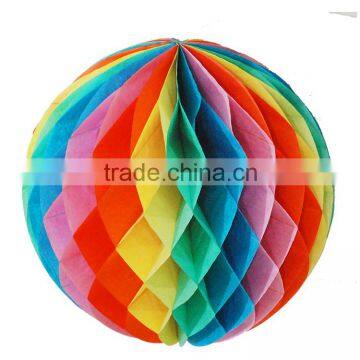 Tissue paper pom poms honeycomb flower ball