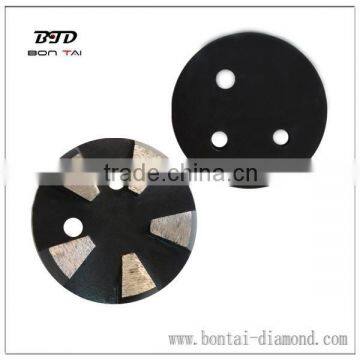 3" Metal Bond Hook and Loop Fastener Backed Grinding Pad for Polishing Concrete Floor photo-4