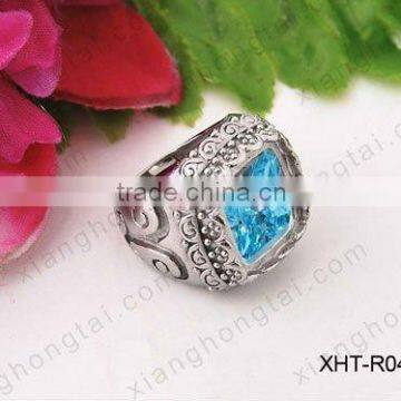 Hign quality fashion ring with big stone for christmas gifts