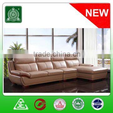 C2202 L Shape Classical China Sectional Leather Sofa