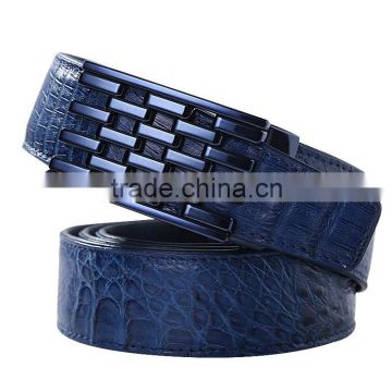 handmade leather belt,fashion leather belt,high quality crocodile belt