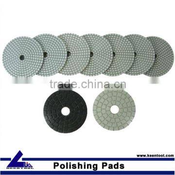 China 3 Setp Wet Polishing Pads