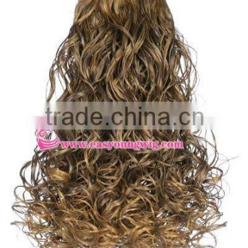 Sell 100% synthetic hair extension,hair weave, afro curly hair for black