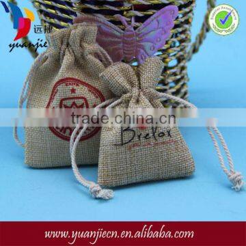 Design Best-Selling jute bag with red trims