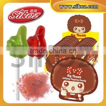 SIKOZ BRAND SK-P039 Big Thumb Lollipop Popping Candy