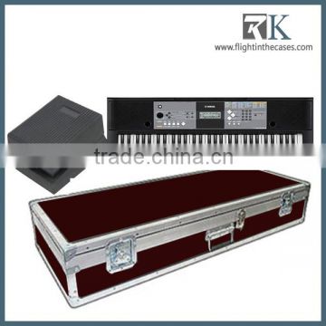 keyboard case 76 KEY BOARD CASE WITH ADJUSTABLE Z-LOCK FOAM AND LOW PROFILE WHEELS