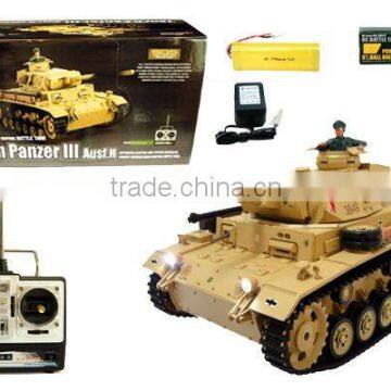 1:16th Scale Tauch Panzer III RTR R/C Airsoft Battle Tank