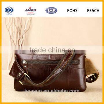 Men Genuine Leather Waist Bag