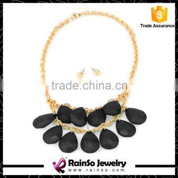 Fashion Candy Girls Statement Necklace and Earring Set for Wholsale in China