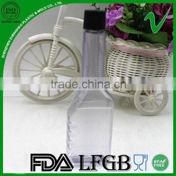 Transparent High Quality Popular Fancy Oil Plastic Bottle With Screw Cap photo-2