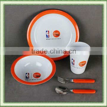 Children melamine Dinner sets for business gifts, advertising gifts, promotional items,