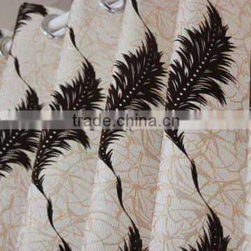 2016 Latesr Design Tree Pattern Jacquard Flocked Fabric photo-2