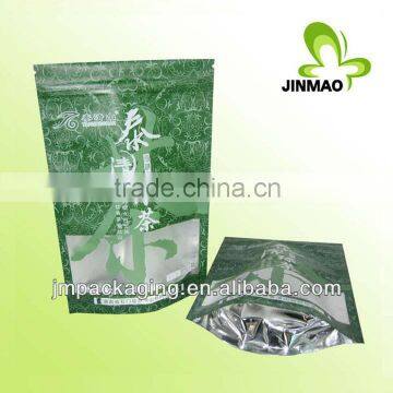 Customized print resealable stand up tea bag