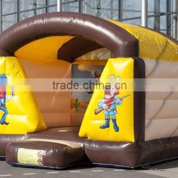 Western cowboy bounce house/bouncy castle/used bounce houses for sale