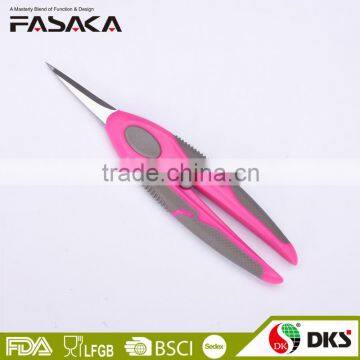 SS13016P -2016 New Style and Design 6.5 Stainless Steel Tailor Scissors With Colorful Plastich Handle photo-3
