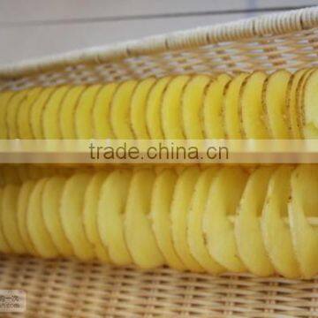 Manual Stainless Steel Twisted Potato Slicer / Spiral Vegetable Cutter photo-3