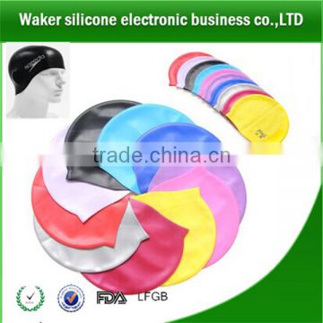 2017 hot summer with cool silicone swimming cap