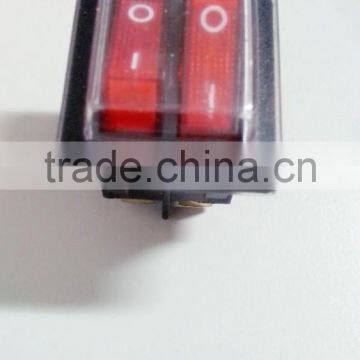 Electric rocker switch/push button switch double push bottons 2