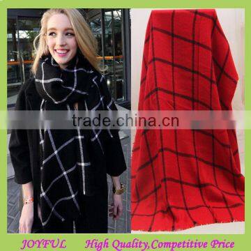 New Fashion Large Oversize Winter Blanket Tartan Plaid Scarf