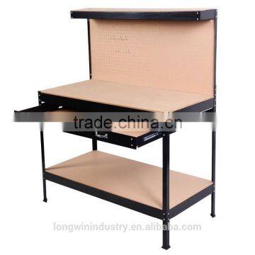 Heavy duty garage/warehouse metal drawer workbench