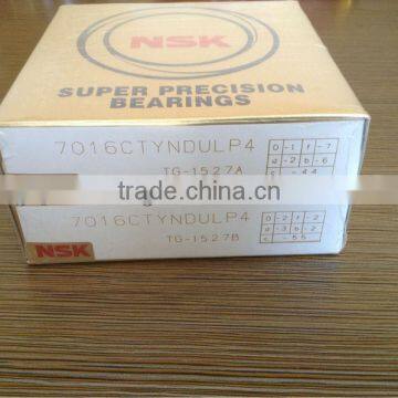 Super Precision NSK 7002CTYNDULP4 Angular Contact Bearing for Machine Tool