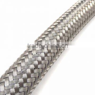 1ft Stainless Steel Braided 1500 PSI -8AN AN8 8-AN Oil Fuel Gas Line Nylon Hose photo-3