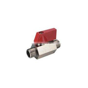 Mini Ball Valve With Size of 1/4" 3/8"1/2" ,brass Chrome Planted photo-4