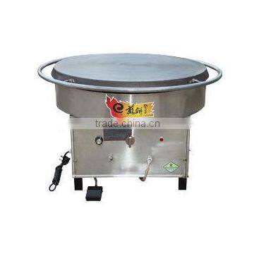 600mm rotating non stick industrial gas crepe maker