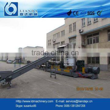 PP film cutting compaction two stages granulating machine