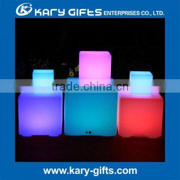 Fantastic High Quality Customized Plastic Led Bar Foot Stool photo-2