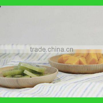 Custom Wood Plate Round Wooden Serving Tray Round Wood Service Trays