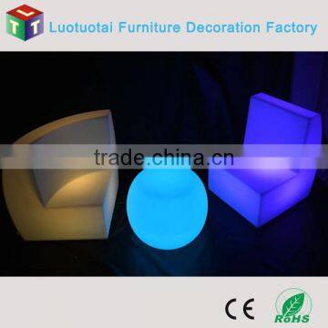 LED Glowing PE LED Sofa/plastic LED Light up Chair With Remote Control 16 Mix Changeable Colors photo-2