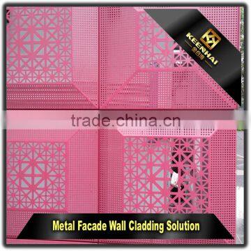 Laser Cutting Decorative Wall Cladding Colored Anodized Aluminium Sheets photo-2