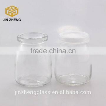 Factory wholesale 150ml round glass pudding storage bottles