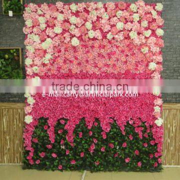 PW-01 artificial flower for wall decoration hot sale wedding flower wall