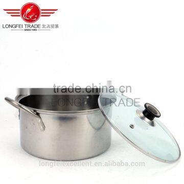 Hot Sale 4pcs Natural Color European-style Stainless Steel Cooking/ Soup Pot Set photo-4