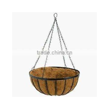 hanging basket with coco liner LMHBC-12P37