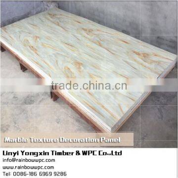 045 Interior Decorative Marble Texture Waterproof Pvc Bathroom Wall Panels photo-2