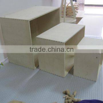 Unfinished Wood Box Without Lid Best Selling Wood Art Craft photo-4